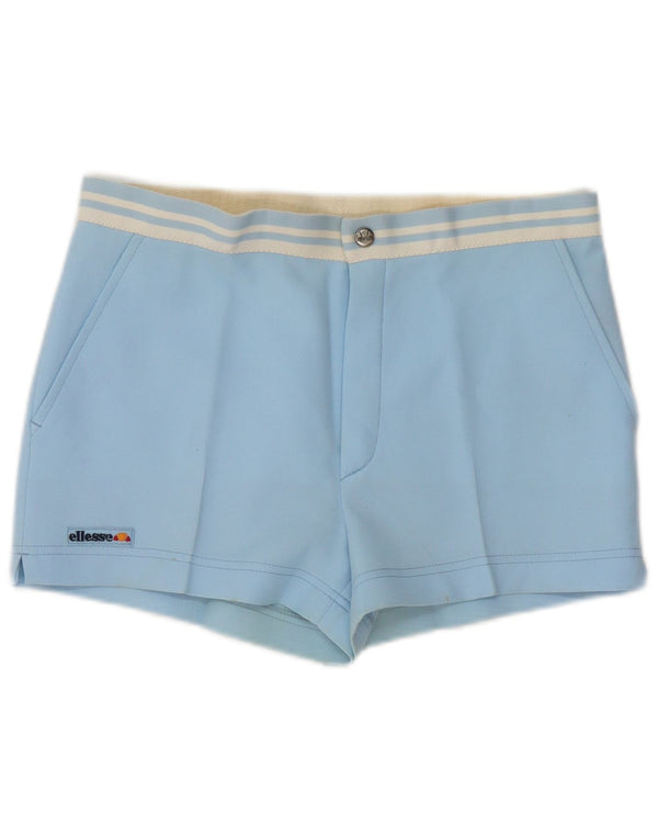 Ellesse Mens Casual Shorts IT 48 Medium W32 Blue Striped Polyester