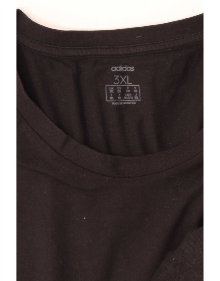 Adidas Mens T-Shirt Top 3XL Black