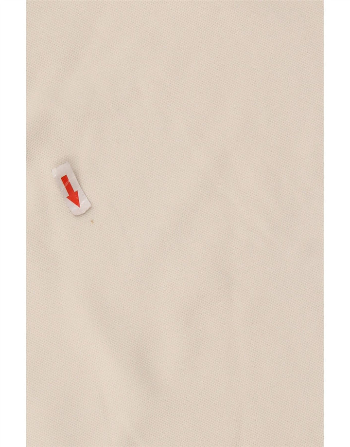 Lacoste Womens Polo Shirt Size 46 XL White Cotton