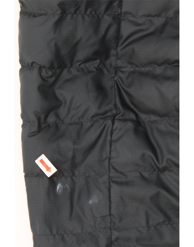 COLUMBIA Mens Hooded Padded Jacket UK 40 Large Black Polyester Vintage Columbia and Second-Hand Columbia from Messina Hembry 