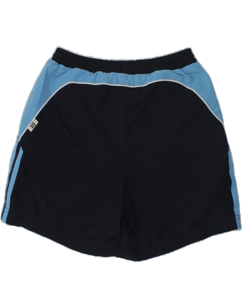 ADIDAS Boys Sport Shorts 5-6 Years Navy Blue Colourblock Polyester | Vintage Adidas | Thrift | Second-Hand Adidas | Used Clothing | Messina Hembry 