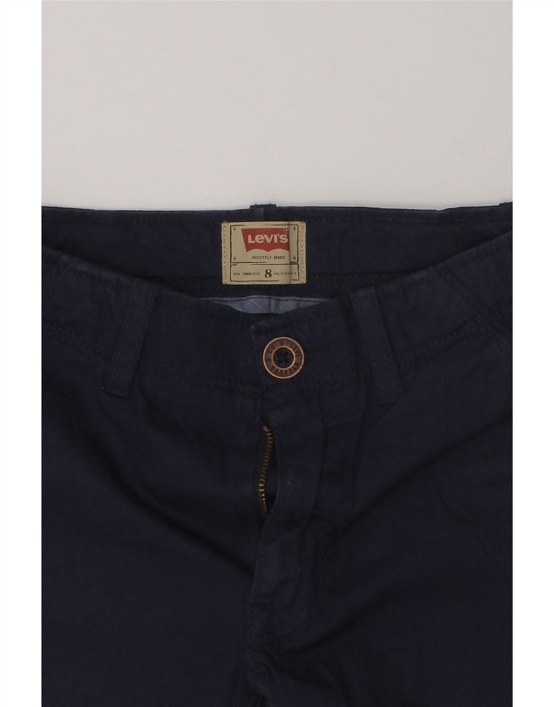 LEVI'S Boys Chino Shorts 7-8 Years W24  Navy Blue | Vintage Levi's | Thrift | Second-Hand Levi's | Used Clothing | Messina Hembry 