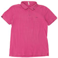 Sun68 Mens Polo Shirt Medium Pink Cotton