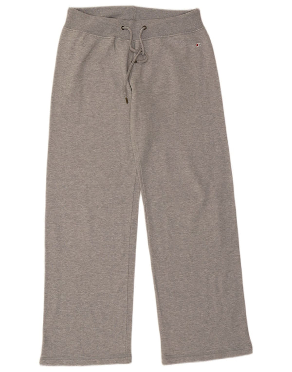 Champion Womens Tracksuit Trousers UK 10 Small Grey Flecked Cotton