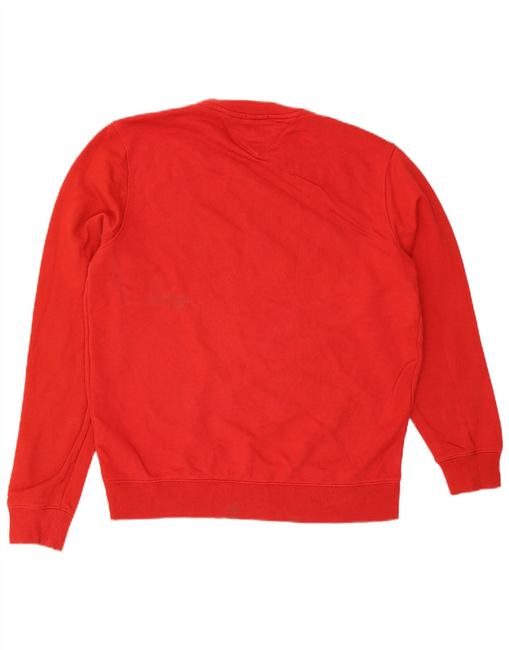 Tommy Hilfiger Mens Graphic Regular Fit Sweatshirt Jumper XL Red Cotton