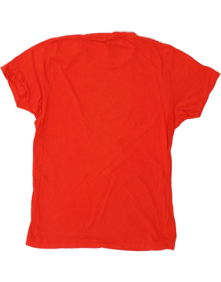 JACK & JONES Mens Graphic T-Shirt Top XL Red Vintage Jack & Jones and Second-Hand Jack & Jones from Messina Hembry 