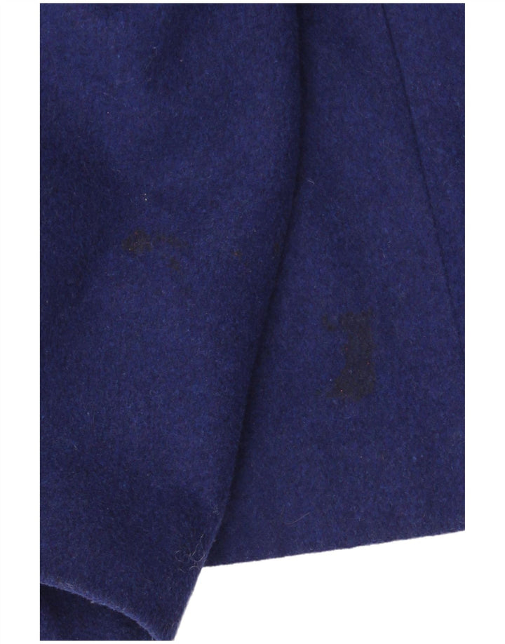 Monsoon Womens Overcoat UK 10 Small Blue Colourblock