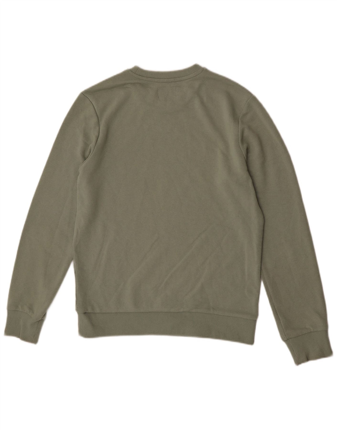 Jack & Jones Mens Graphic Sweatshirt Jumper Small Khaki Polyester