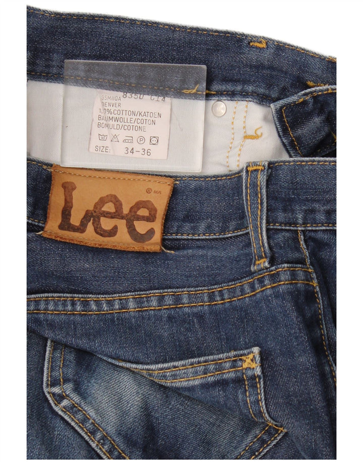 Lee Mens Denver Bootcut Jeans W34 L32 Blue Cotton