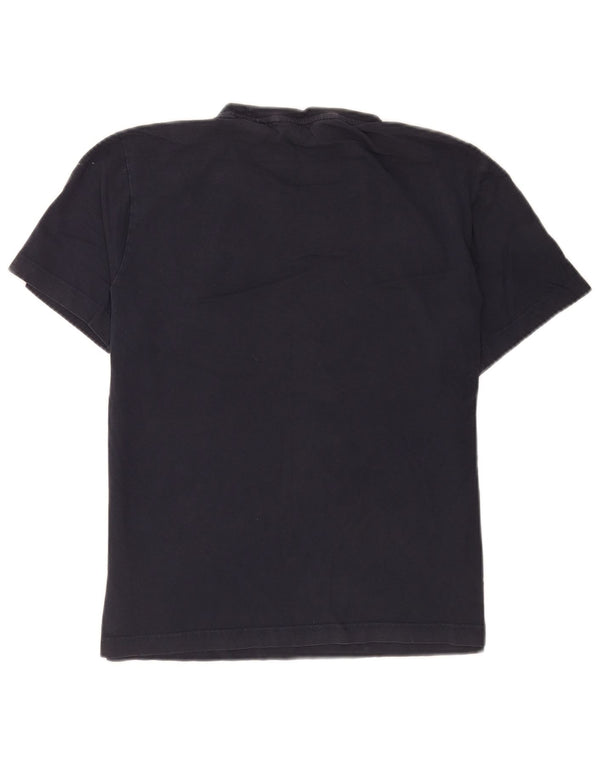 Penguin Mens Short Sleeve Regular Fit T-Shirt Top Medium Navy Blue Cotton