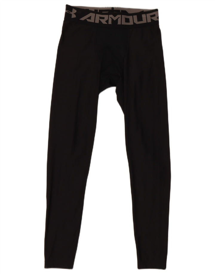 Under Armour Mens Graphic Leggings Medium Black Polyester
