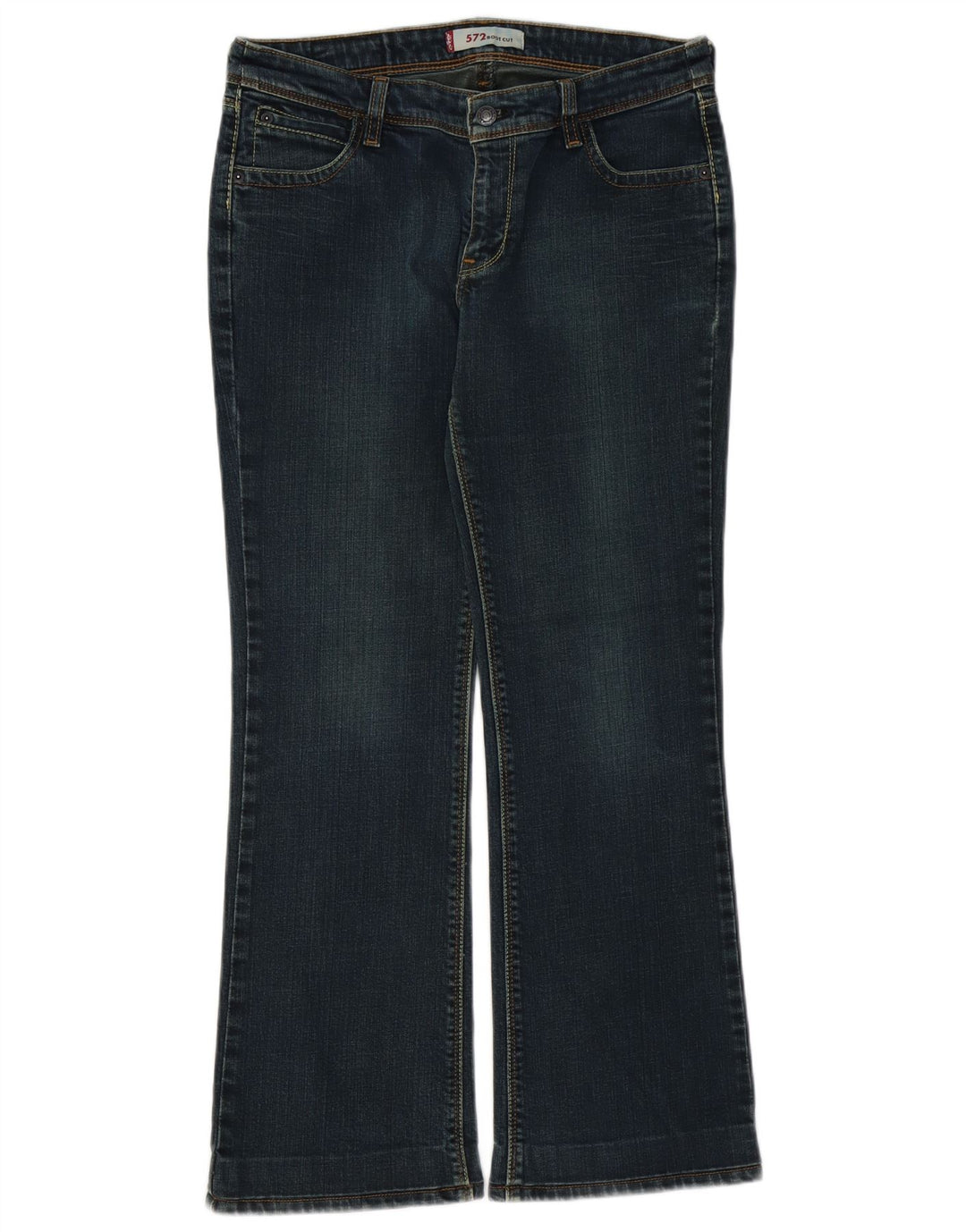 LEVI'S Womens 572 Bootcut Jeans W32 L29  Blue Cotton