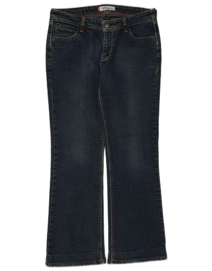 LEVI'S Womens 572 Bootcut Jeans W32 L29  Blue Cotton