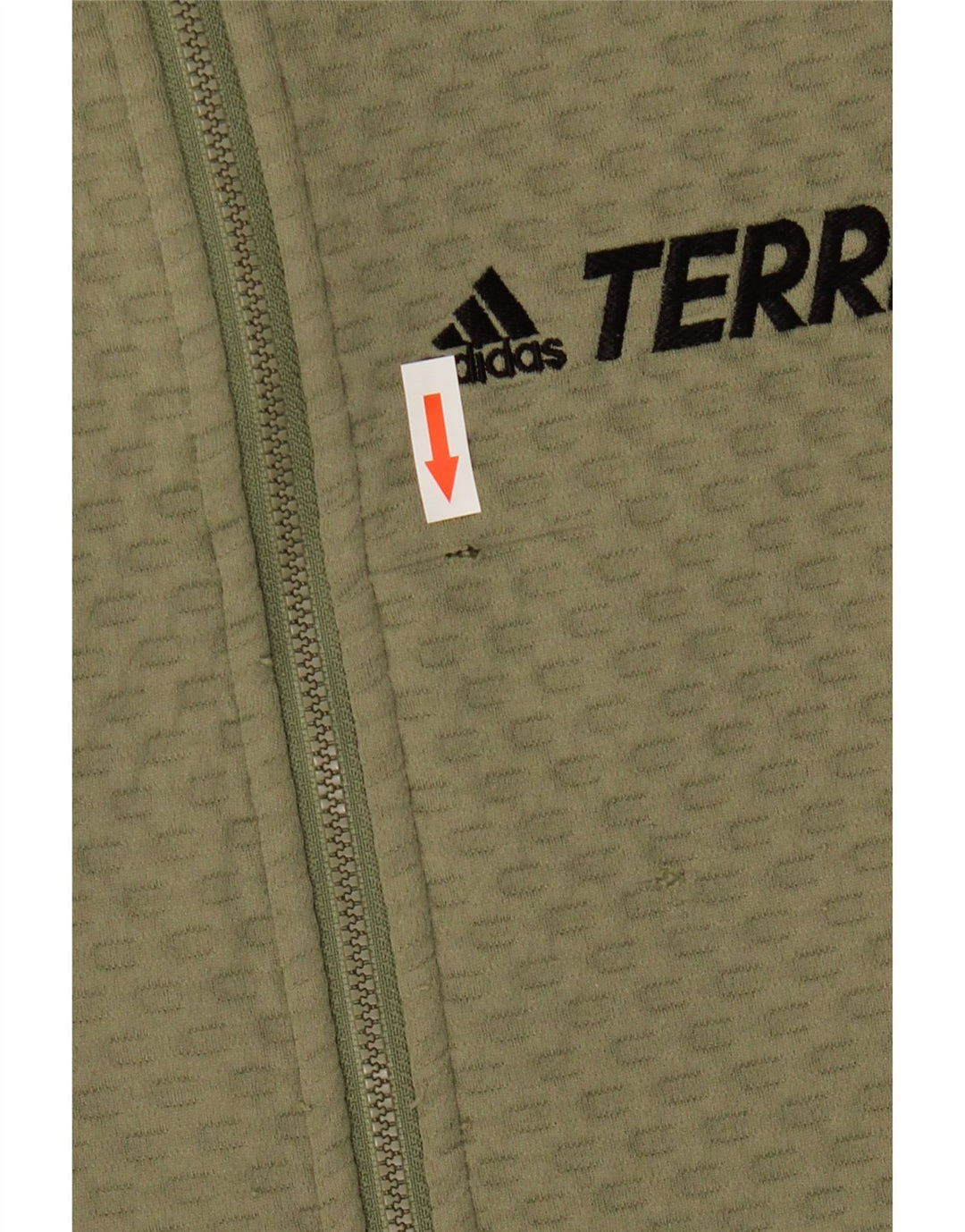 Adidas Mens Graphic Tracksuit Top Jacket Medium Khaki Polyester