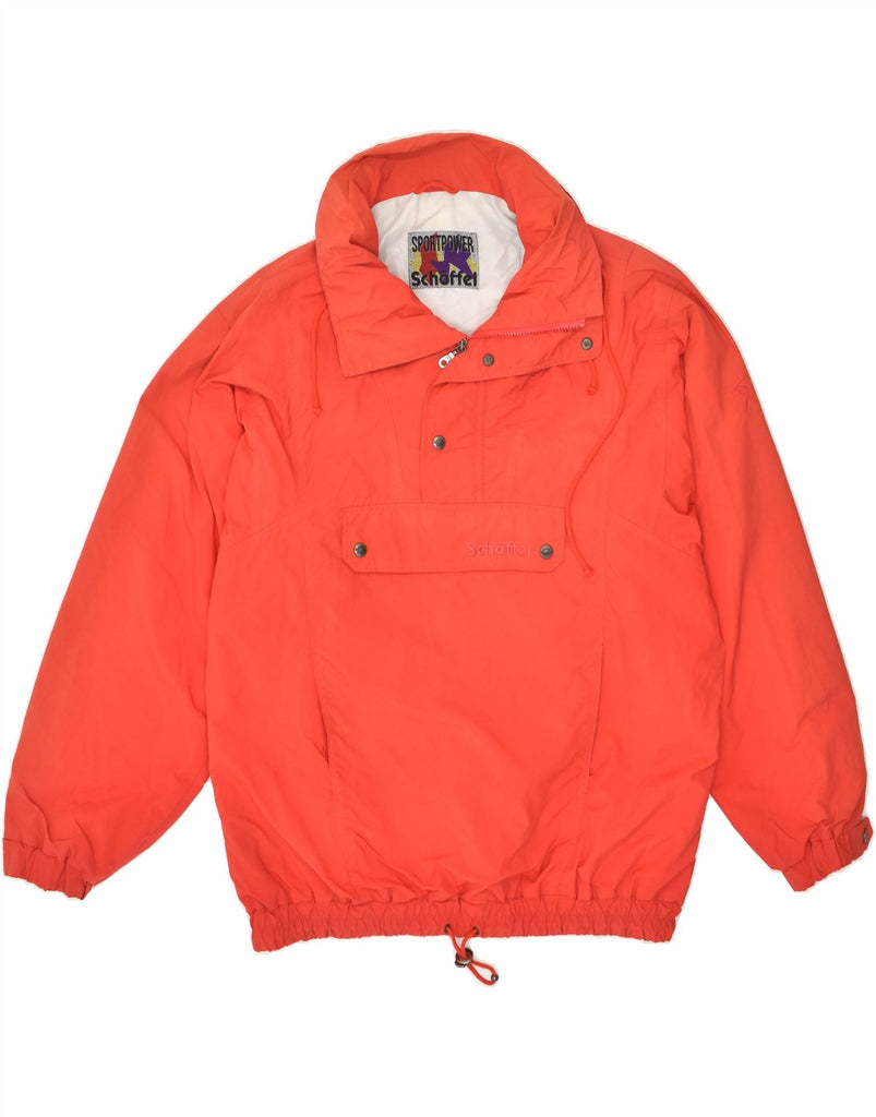 SCHOFFEL Mens Gore-Tex Hooded Anorak Jacket IT 52 XL Red Polyamide Vintage Schoffel and Second-Hand Schoffel from Messina Hembry 