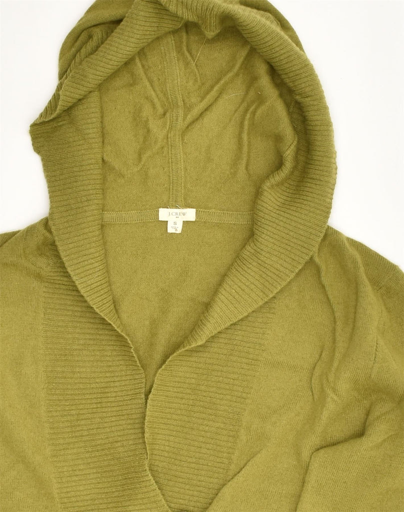 J. CREW Womens Hooded Jumper Sweater UK 10 Small Green Wool | Vintage J. Crew | Thrift | Second-Hand J. Crew | Used Clothing | Messina Hembry 