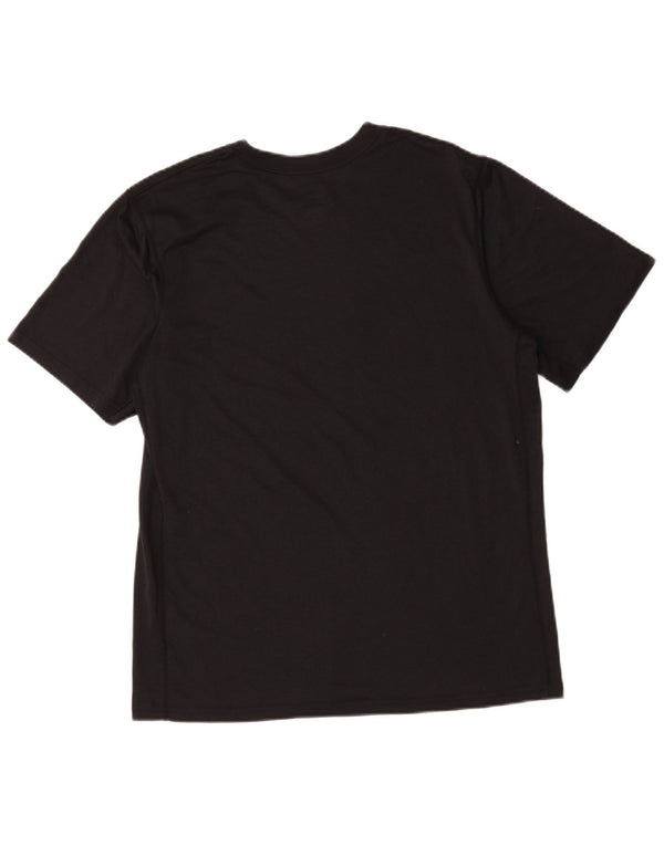Nike Mens Dri Fit T-Shirt Top Medium Black Polyester