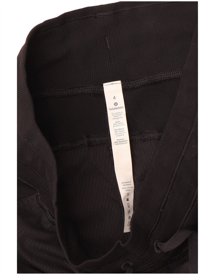 Lululemon Womens Tracksuit Trousers Joggers US 4 Small Black Nylon