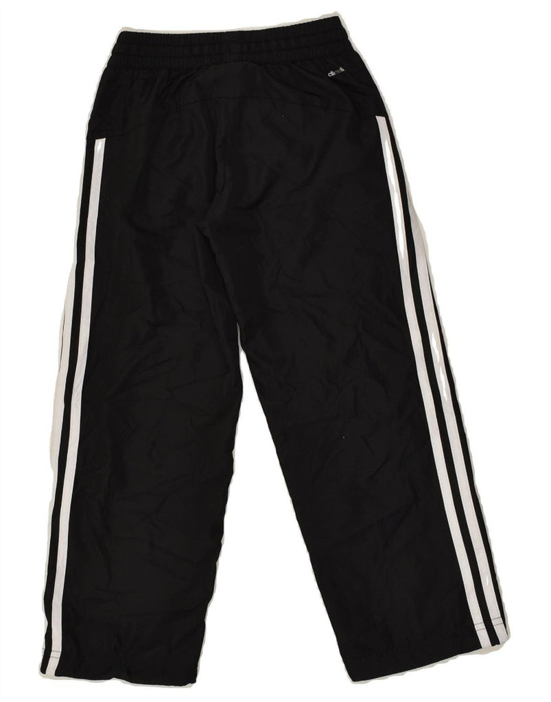 ADIDAS Girls Climalite Tracksuit Trousers 5-6 Years Black Polyester | Vintage Adidas | Thrift | Second-Hand Adidas | Used Clothing | Messina Hembry 