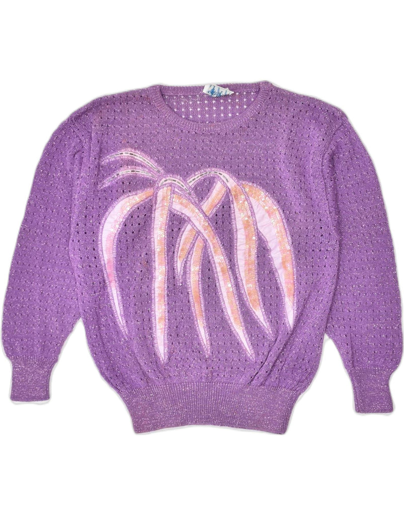 Womens Crew Neck Jumper Sweater UK 12 Medium | Vintage | Thrift | Second-Hand | Used Clothing | Messina Hembry 