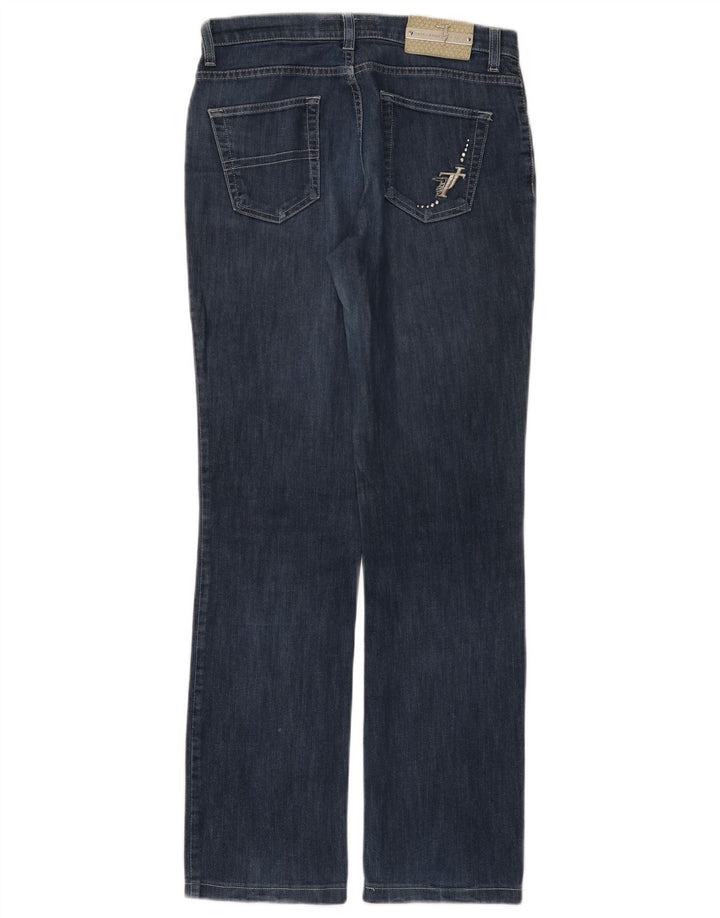 TRUSSARDI Womens Straight Jeans W26 L30 Blue Cotton