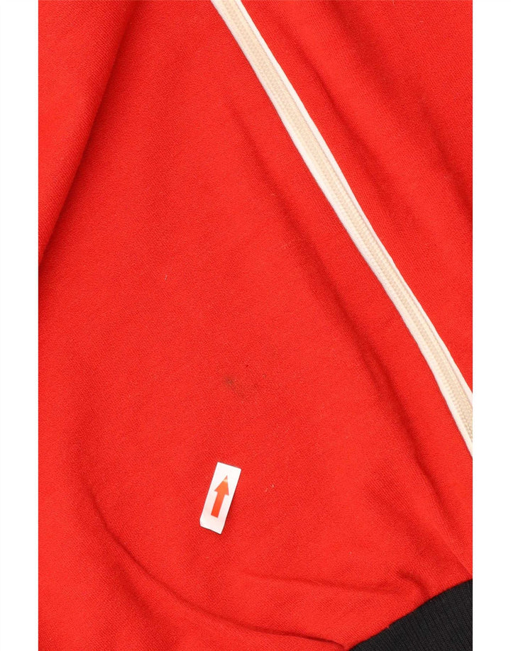 Apart Mens Tracksuit Top Jacket IT 48 Medium Red Colourblock