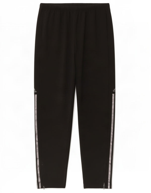 Adidas Mens Aeroready Tracksuit Trousers Large Black Polyester