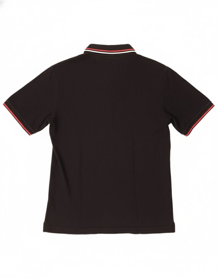 Fila Mens Polo Shirt Medium Black Cotton