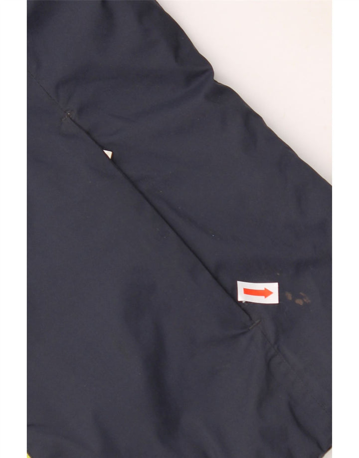 K-WAY Boys Hooded Reversible Jacket 8-9 Years Navy Blue Vintage K-Way and Second-Hand K-Way from Messina Hembry 
