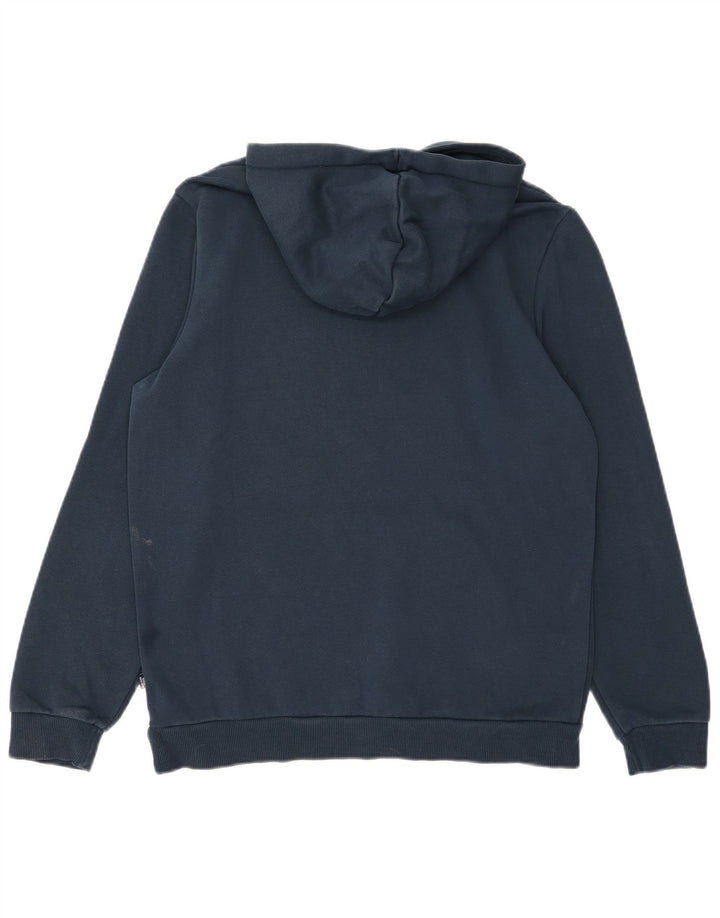 Puma Mens Graphic Hoodie Jumper Medium Blue