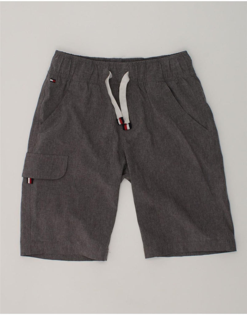 TOMMY HILFIGER Boys Cargo Shorts 8-9 Years Small W24 Grey Polyester | Vintage Tommy Hilfiger | Thrift | Second-Hand Tommy Hilfiger | Used Clothing | Messina Hembry 