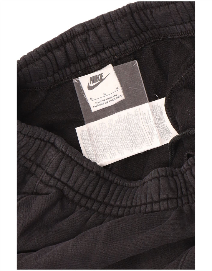 NIKE Mens Cargo Tracksuit Trousers Joggers Medium Black Cotton