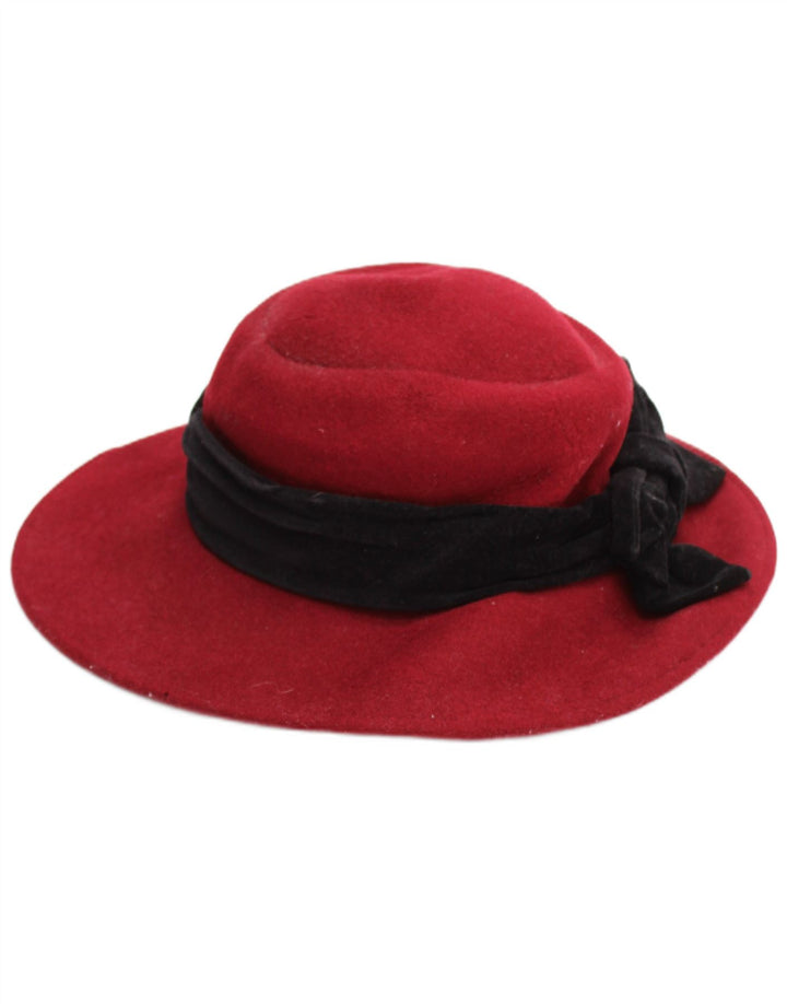 Kangol Womens Bucket Hat Small Red Wool