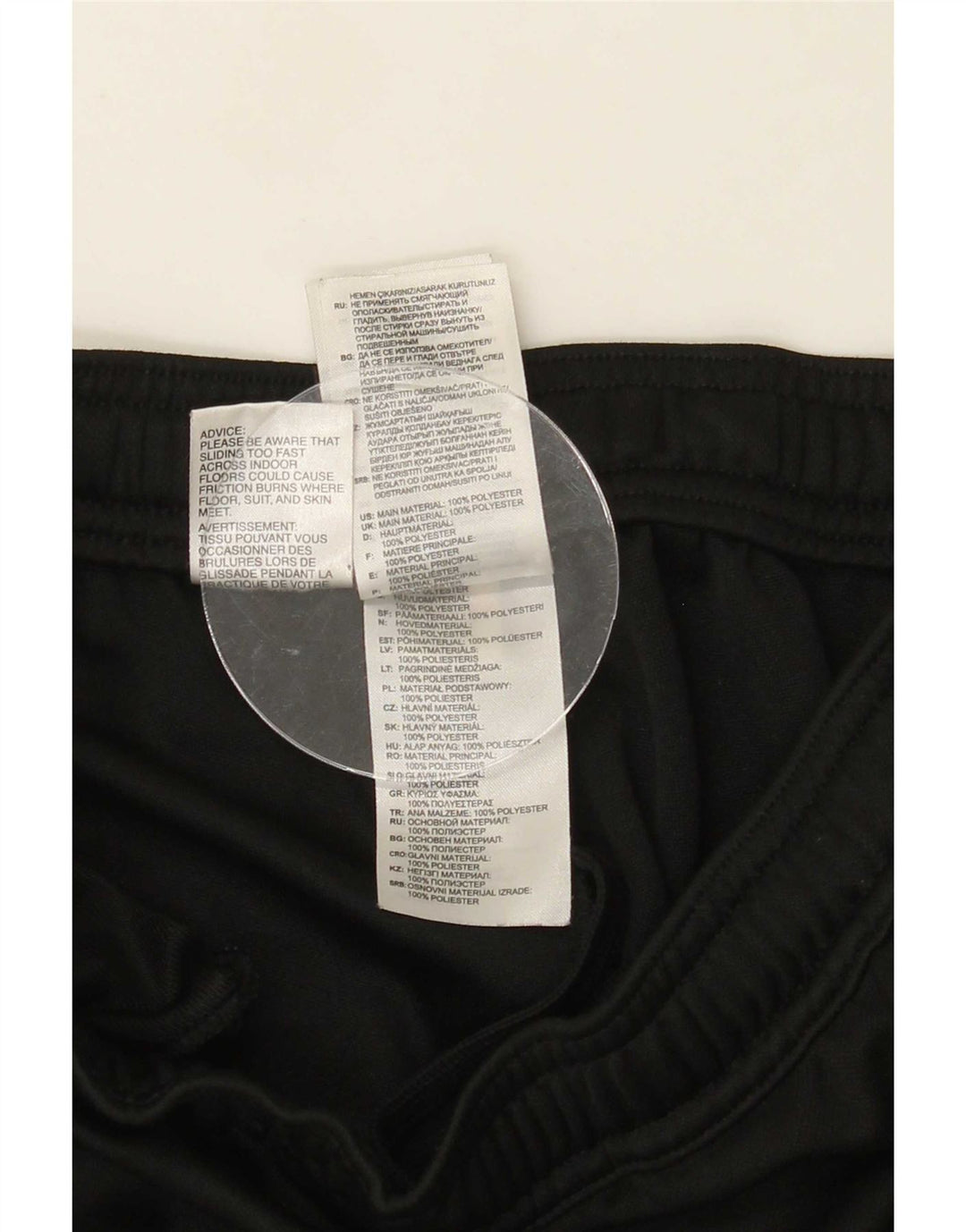 Adidas Mens Climalite Tracksuit Trousers XS Black Polyester
