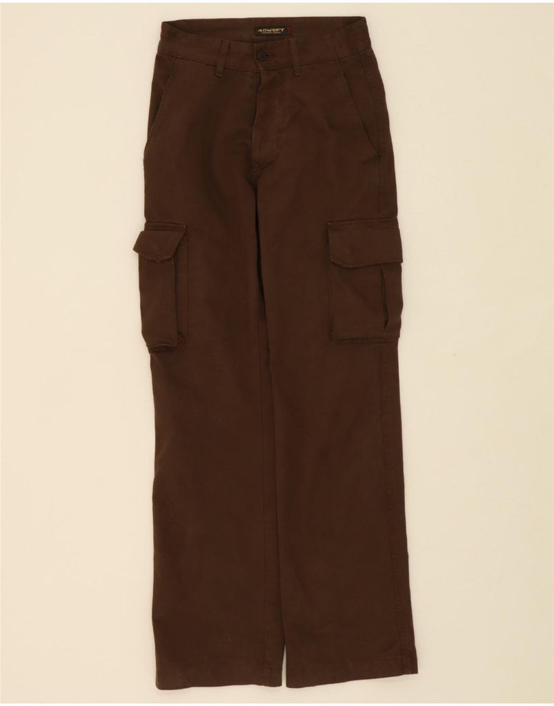 40WEFT Mens Straight Cargo Trousers W30 L33 Brown Cotton Vintage 40Weft and Second-Hand 40Weft from Messina Hembry 