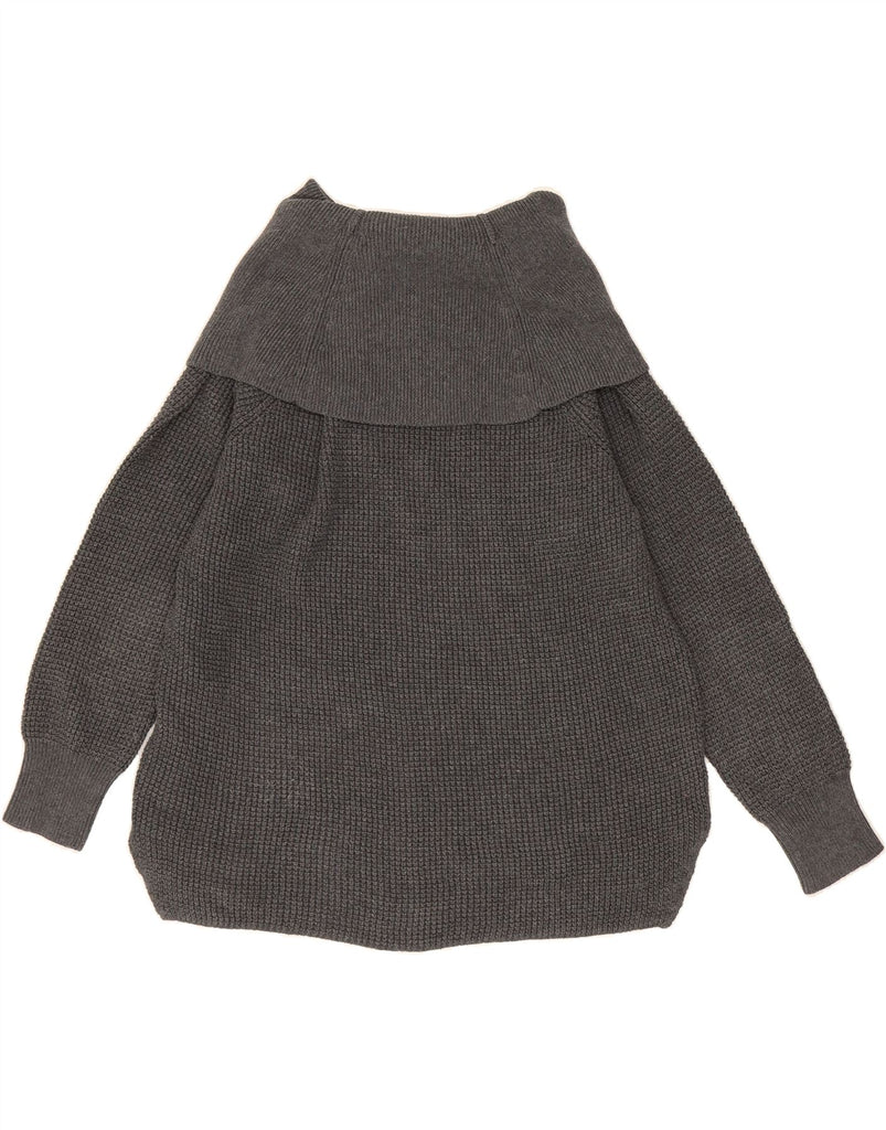 MICHAEL KORS Womens Roll Neck Jumper Sweater UK 16 Large Grey Cotton Vintage Michael Kors and Second-Hand Michael Kors from Messina Hembry 