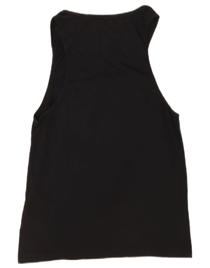 All Saints Mens Vest Top Small Black Cotton