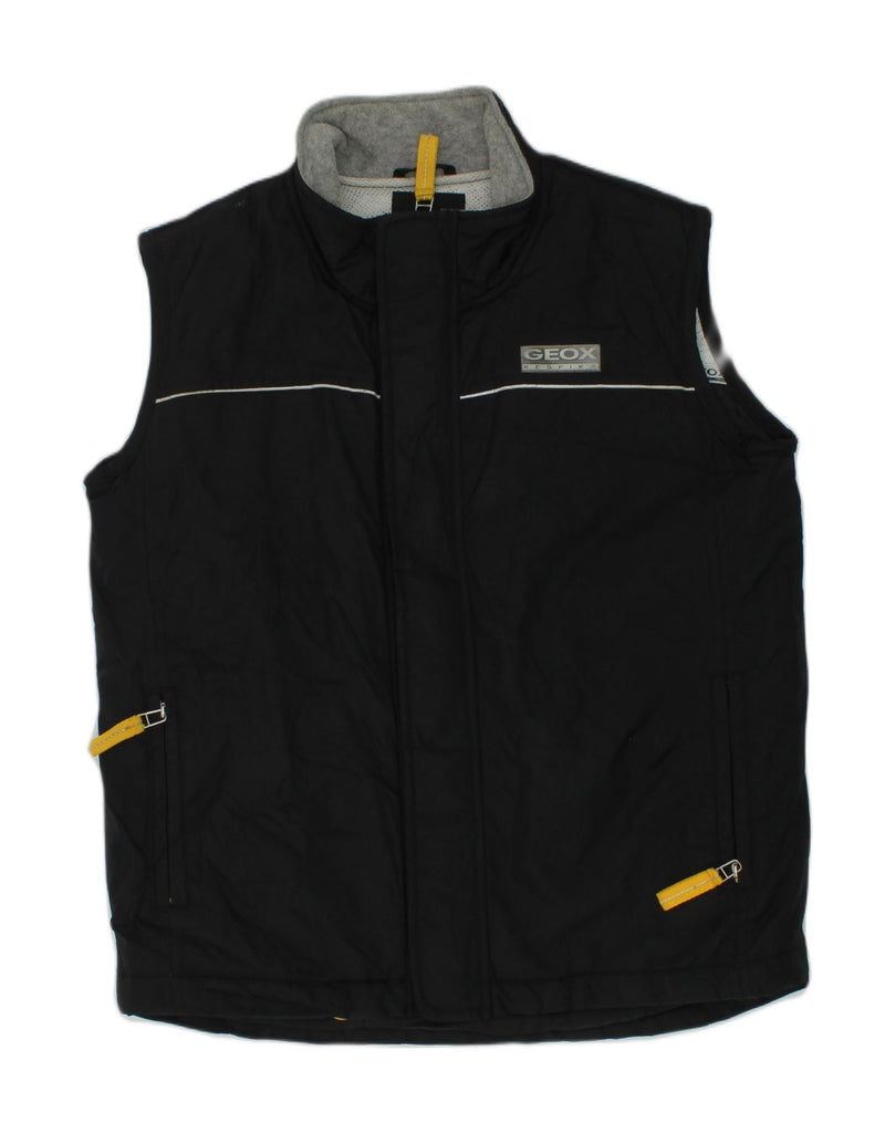 GEOX Boys Gilet 12-13 Years Black Polyamide | Vintage Geox | Thrift | Second-Hand Geox | Used Clothing | Messina Hembry 