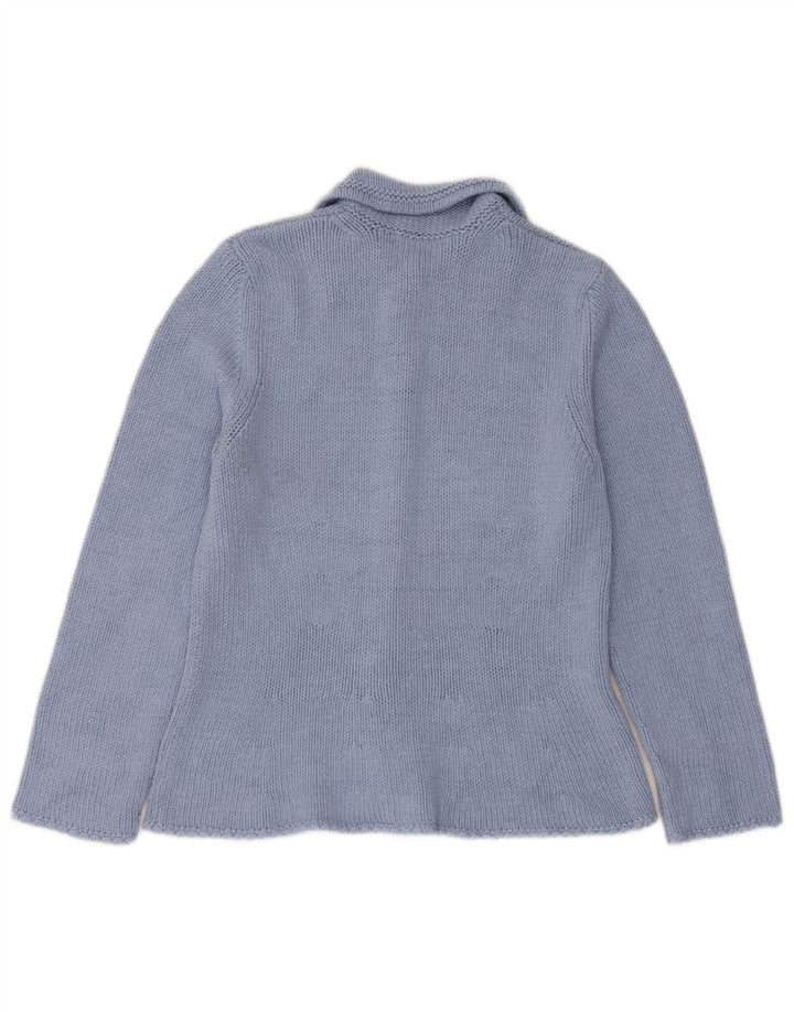 Boden Womens Cardigan Sweater UK 14 Medium  Blue Silk