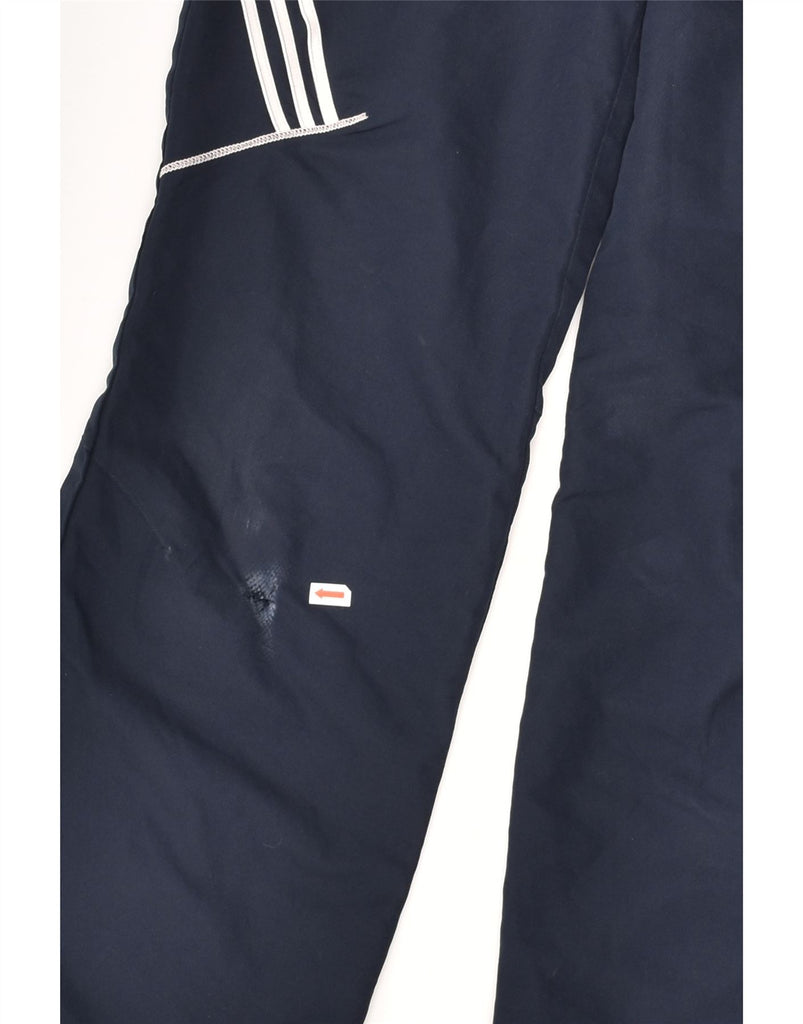 ADIDAS Boys Tracksuit Trousers 11-12 Years Navy Blue Polyester | Vintage Adidas | Thrift | Second-Hand Adidas | Used Clothing | Messina Hembry 