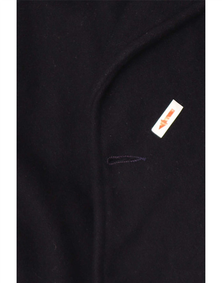 Carrera Mens Pea Coat UK 42 XL Navy Blue Wool