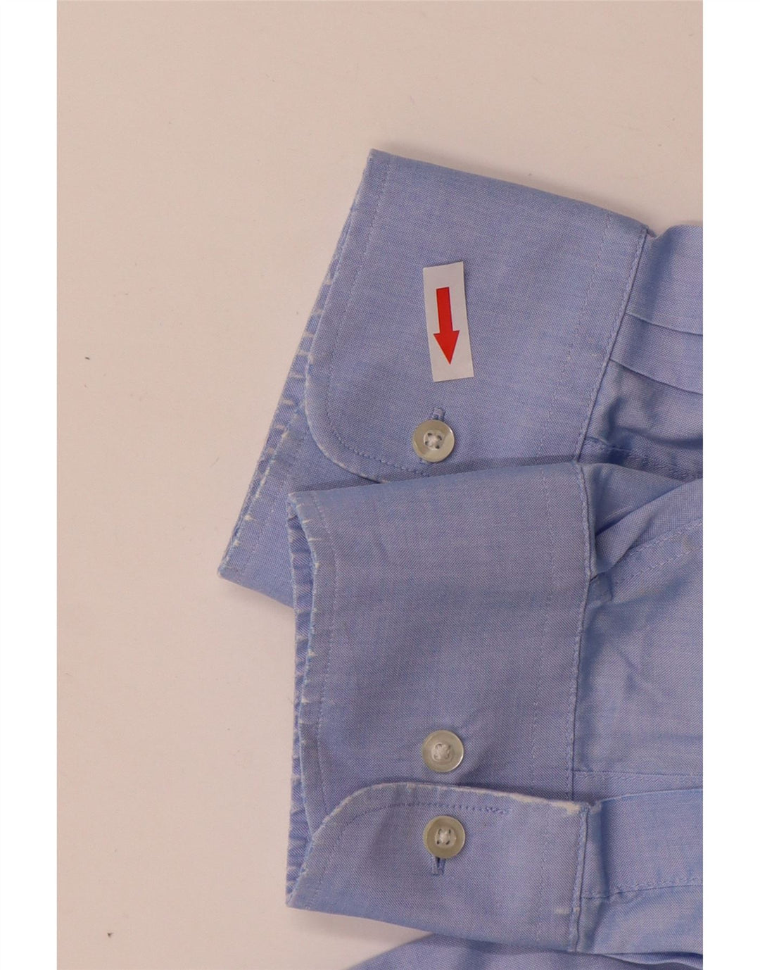 Tommy Hilfiger Mens Regular Fit Shirt Size 18 2XL Blue Cotton