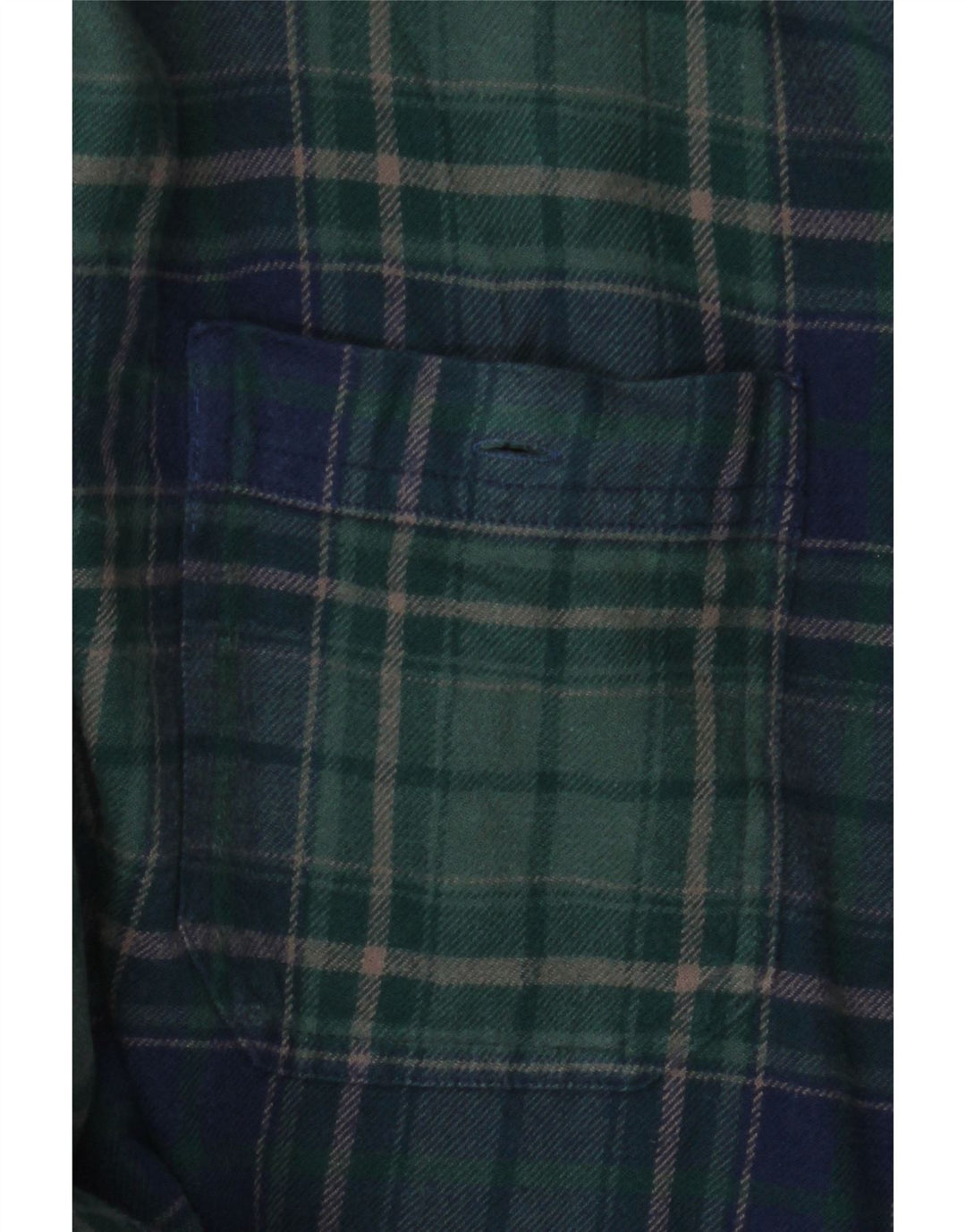 James Pringle Mens Flannel Shirt 2XL Green Check Cotton