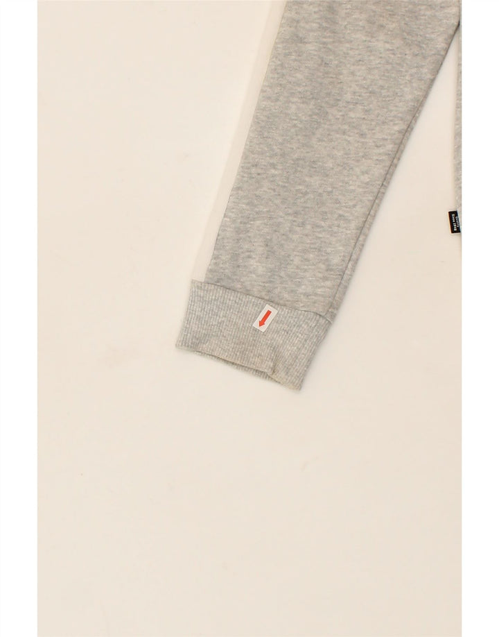 PUMA Womens Tracksuit Top Jacket UK 16 Large Grey Colourblock Cotton Vintage Puma and Second-Hand Puma from Messina Hembry 