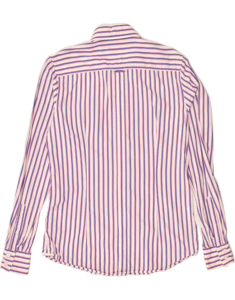 GANT Womens Shirt UK 14 Medium  Pink Striped Cotton | Vintage Gant | Thrift | Second-Hand Gant | Used Clothing | Messina Hembry 