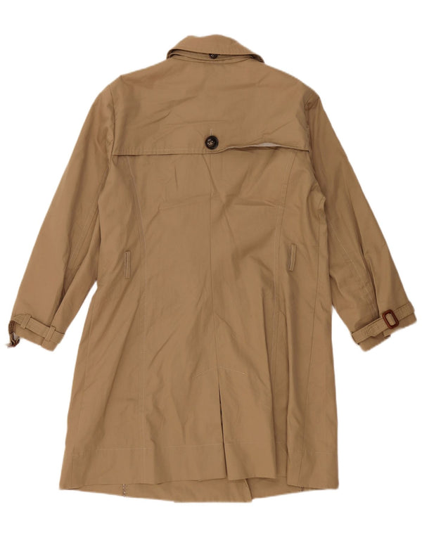 Max Mara Womens Weekend Trench Coat UK 18 XL Beige Cotton