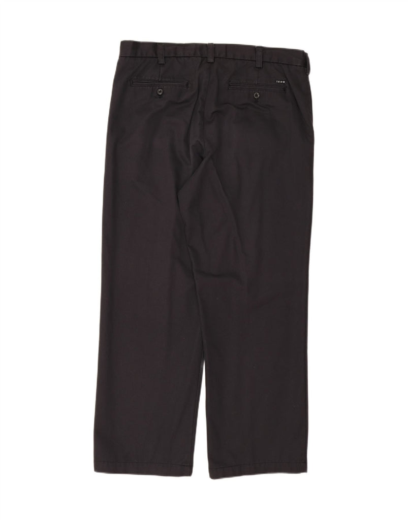 IZOD Mens Straight Chino Trousers W36 L30 Navy Blue Cotton Vintage Izod and Second-Hand Izod from Messina Hembry 