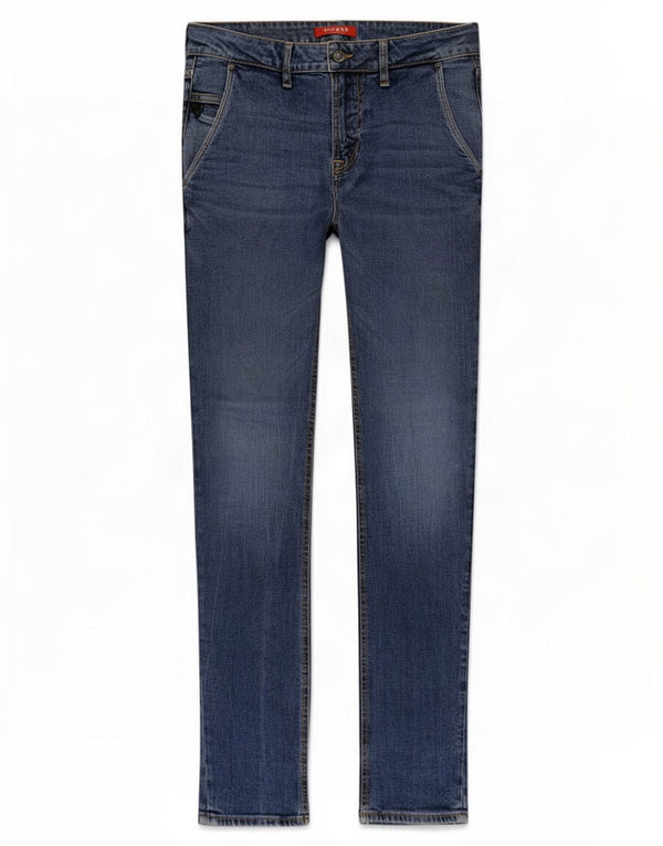 Guess Mens Skinny Jeans W31 L33 Blue Cotton
