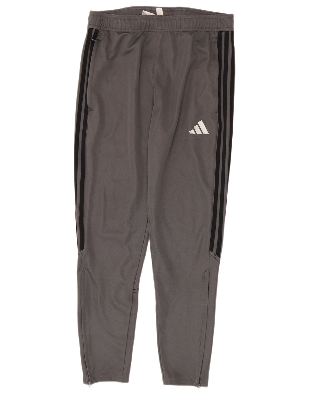 Adidas Mens Aeroready Tracksuit Trousers Medium Grey Polyester