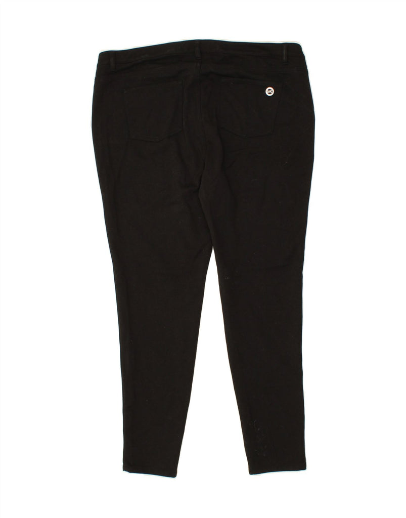 MICHAEL KORS Womens Skinny Casual Trousers W40 L30  Black Vintage Michael Kors and Second-Hand Michael Kors from Messina Hembry 